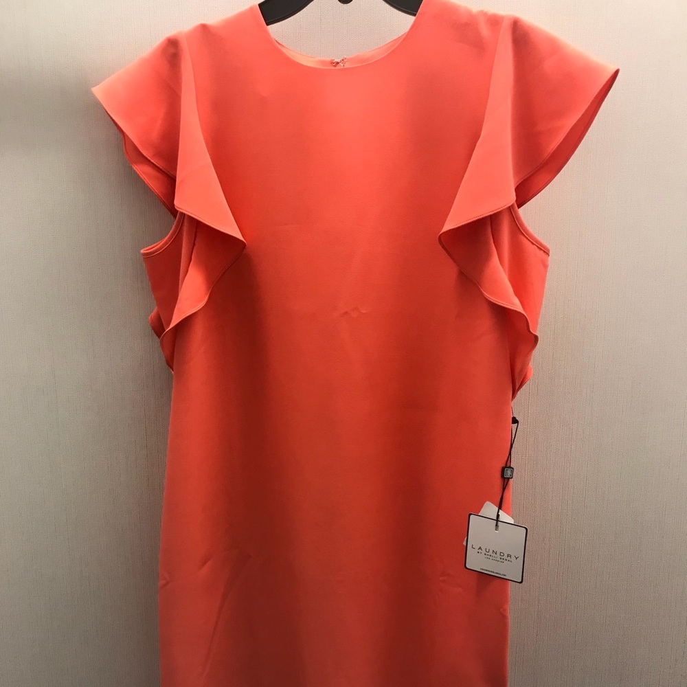 *SOLD* Laundry Ruffled Sleeve Dress - Picture 2 of 2